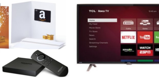Amazon Student: Free $5 Credit w/ $25 Amazon Gift Card (+ Fire TV Only $59.99 Shipped & More Deals)