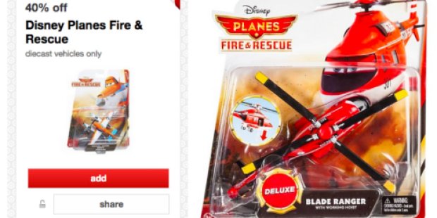 Target: *NEW* 40% off Disney Planes Diecast Vehicle Cartwheel Offer = ONLY $5.99