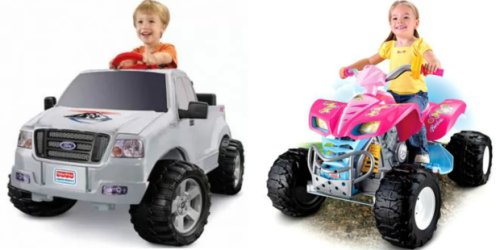 Walmart.com: Fisher Price Power Wheels Ford F-150 $73 Shipped & Barbie Kawasaki $89 Shipped
