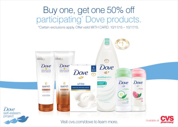 CVS: $10 ExtraBucks Rewards w/ $30 Dove Purchase (+ Nice Buys on Dove ...