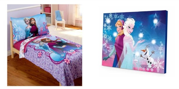 Disney Frozen Bedding and light up Picture