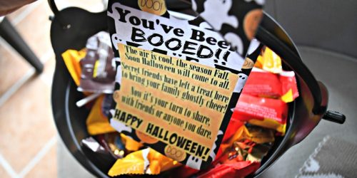 You’ve Been BOOed Free Printable (+ Adult “Boozed” Version & Wine Tags!)
