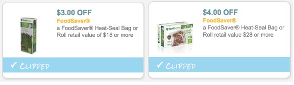 $7 Worth Of New Foodsaver Coupons