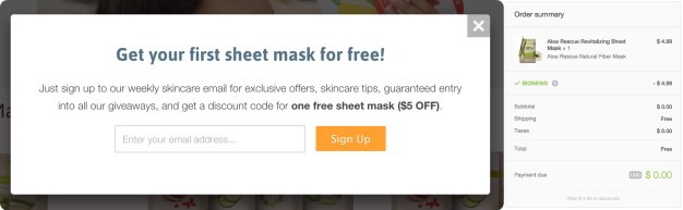 Free Sheet Mask