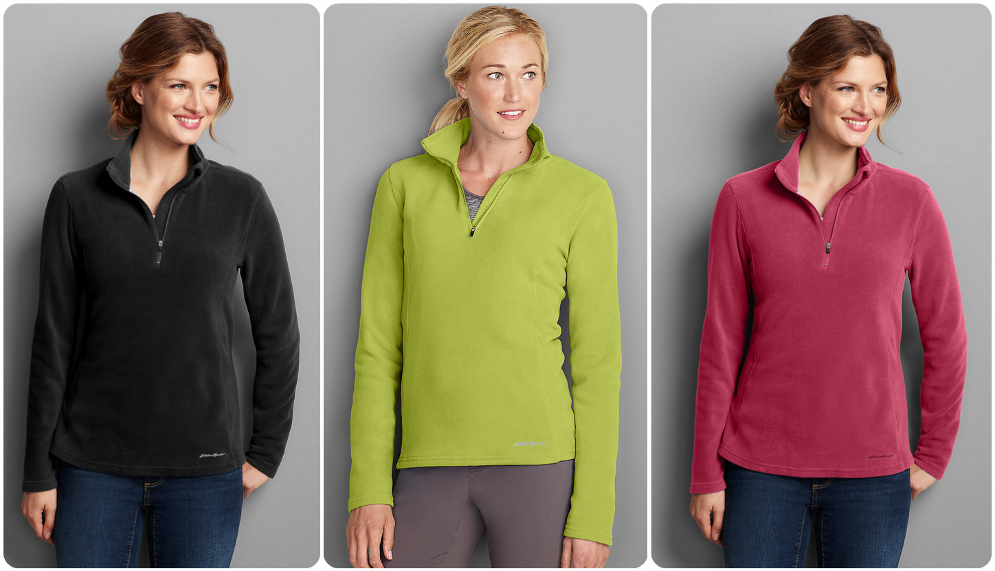 Eddie Bauer Women's Fleece 1/4Zip Pullover ONLY 13.99 Shipped (Reg. 50)