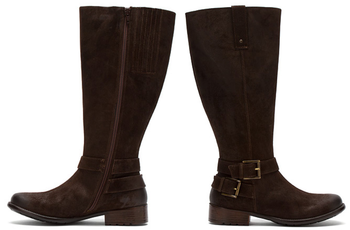 Women's Clarks Plaza Steer Brown Suede Boots ONLY $56.23 Shipped (Reg ...