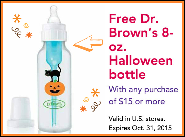 BabiesRUs & ToysRUs: FREE Dr. Brown's Halloween Bottle with ...