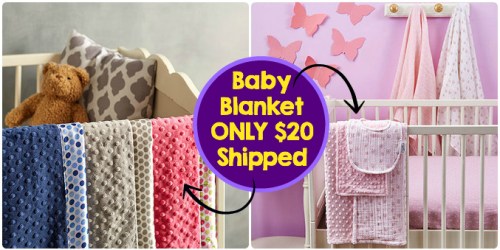 Bebe Bella Designs: Baby Blankets ONLY $20 Shipped (Regularly Up to $58) – Today Only