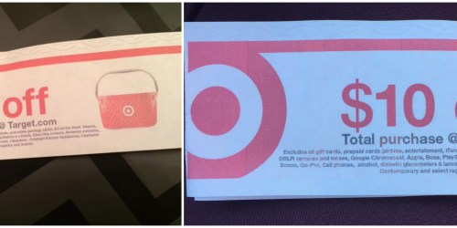 Target: Possible $10 Off Total Purchase at Target.com