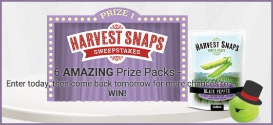 Harvest Snaps Sweepstakes