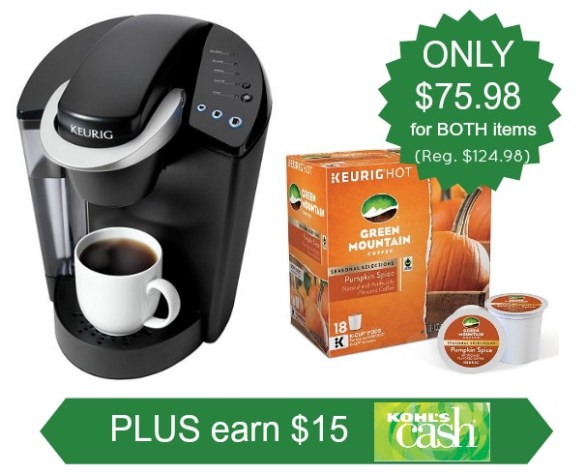 Kohl's.com Keurig and K-Cups deal