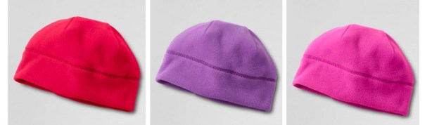 Land's End Girls Solid 100 Fleece Hat