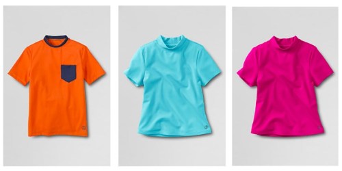 Lands’ End: Free Shipping On ANY Order (Ends Tonight) = Kids Rash Guards as Low as $5.99 Shipped