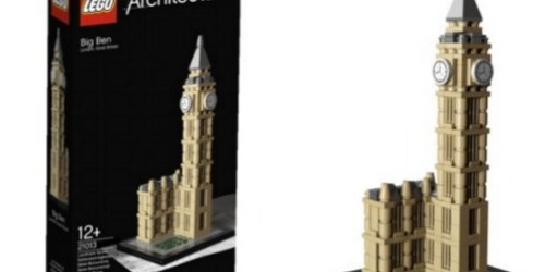LEGO Architecture UK Big Ben Play Set Only $19.98 (Regularly $29.99)