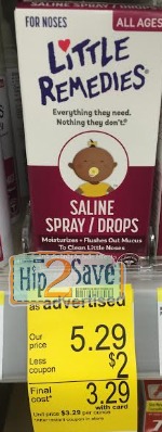 little remedies saline drops walgreens
