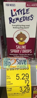 Little Remedies Saline Spray:Drops