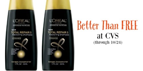 CVS: Better Than FREE L’Oreal Advanced Total Repair Shampoo & Conditioner (NO Coupons Needed)