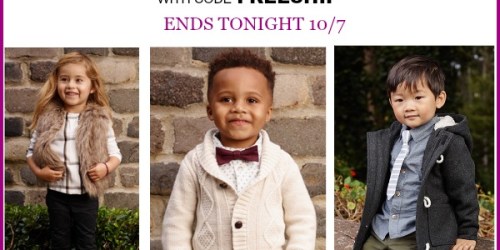 Old Navy: Free Shipping w/ ANY Order (Ends Tonight!) = Baby Bodysuits Only $2.08 Shipped + More