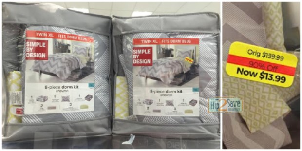 Kohl’s: 8-Piece Dorm Kit Bedding Sets Possibly ONLY $13.99 (Regularly $139.99)