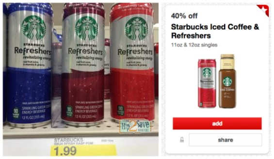 Target Starbucks Refreshers