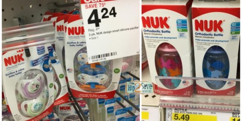 Target: Nuk Pacifiers AND Nuk Bottle Only $3.82
