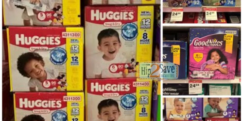 Target: *HOT* Huggies Little Movers Diapers Super Packs Only $8.97 Per Box (After Gift Cards) + More