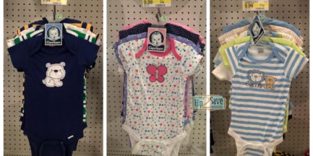 Target: Gerber Baby Body Suits Only $1.66 Each