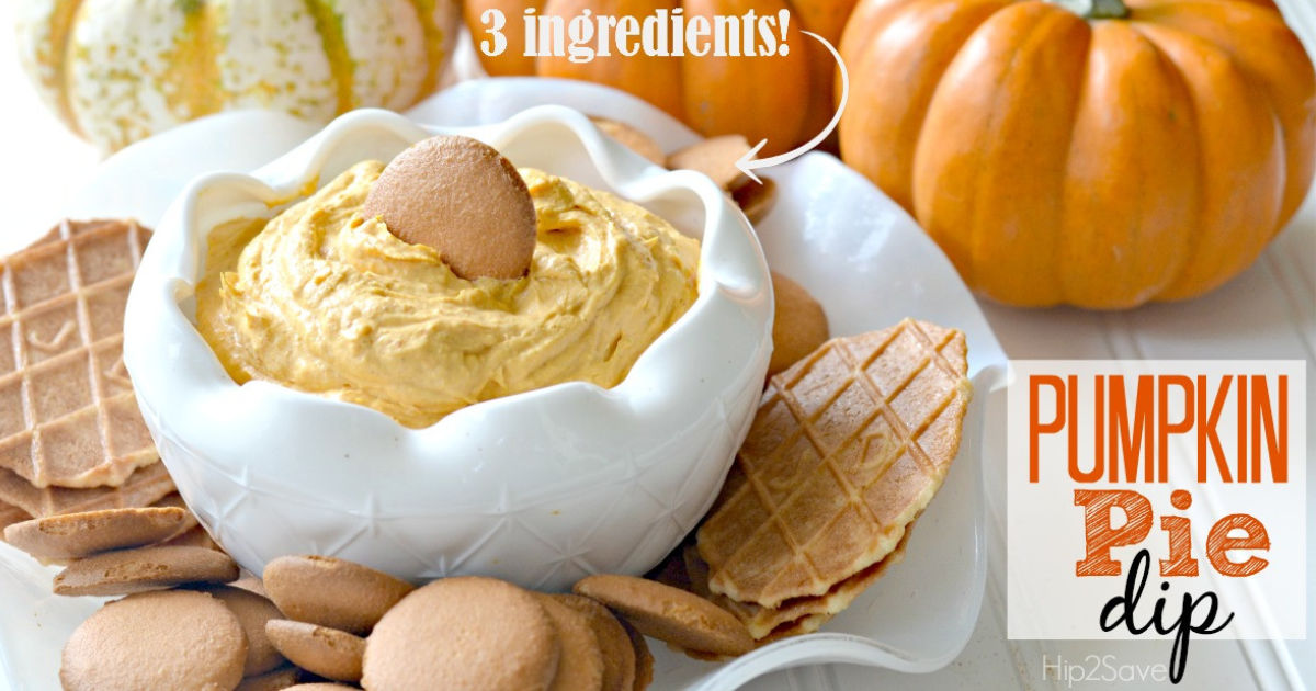 Easy Pumpkin Pie Dip (Just 3 Ingredients) Hip2Save