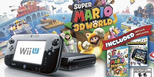 Nintendo Wii U 32GB Console Super Mario 3D World and Nintendo Land Bundle ONLY $249.99 Shipped