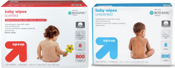 Up & Up Baby Wipes 800-Count Packs