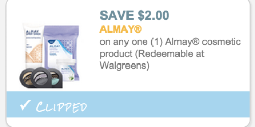 High Value $2/1 Almay Coupon = Makeup Remover Pads Only $1.39 at Walgreens (Starting 10/4)