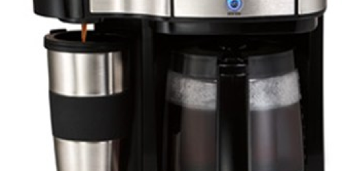 Refurbished Hamilton Beach 2-Way Brewer Single Serve & 12-cup Coffee Maker Only $36 Shipped
