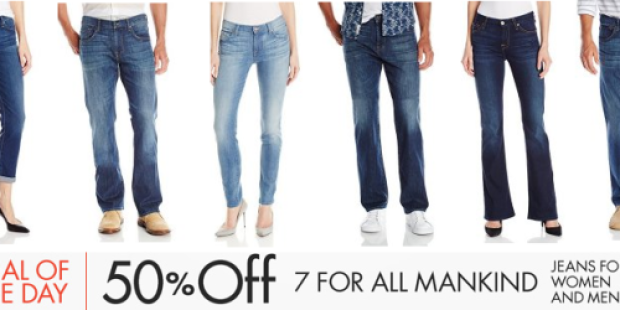 Amazon: 50% Off 7 for All Mankind Jeans Today Only