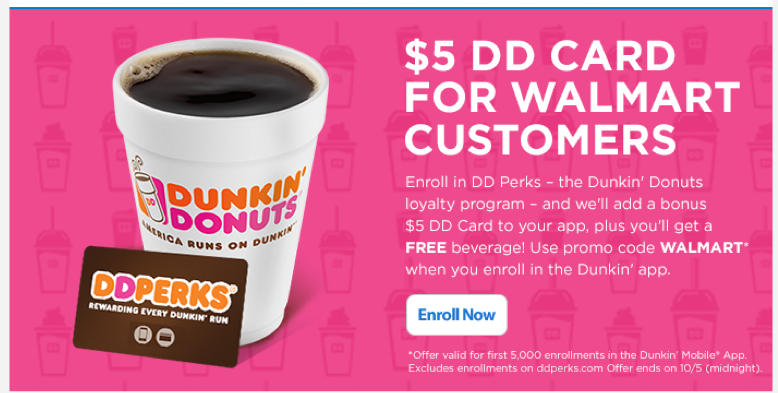 Join Dunkin Donuts Perks Rewards Program Via Mobile App Free 5 And Free Beverage Hip2save