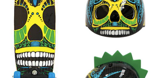 Kmart: Street Flyers Skull Skateboard and Helmet Combo Set Only $11 (Regularly $42)