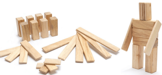 Wooden Magentic Blocks
