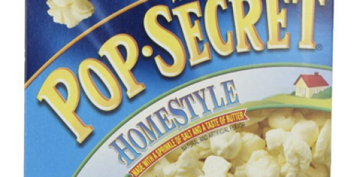 Amazon: 30 Pop-Secret Microwaveable Popcorn Snack Bags $5.98 Shipped (Only 20¢ Per Bag)