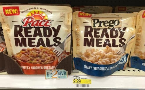 Prego or Pace Ready Meals