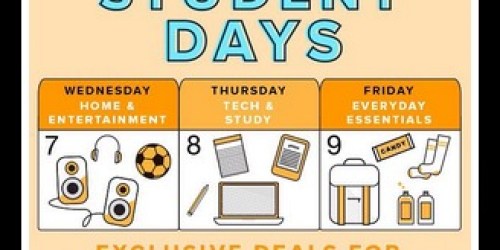 Amazon Student Days (October 7th-9th) = Exclusive Deals, Sweepstakes + More (Sign up Now)