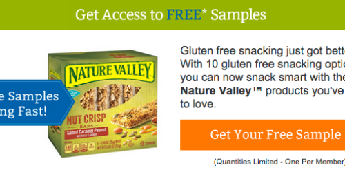 FREE Nature Valley Nut Crisp Sample for Select Pillsbury Members (Check Your Inbox)