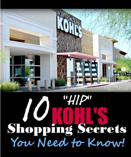 10 'Hip' Kohl's Shopping Secrets