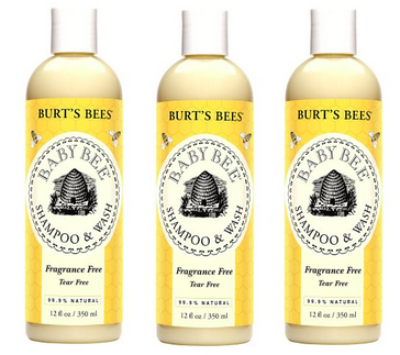 Burt's Bees Baby Bee Fragrance Free Shampoo &amp; Wash 3-Pack