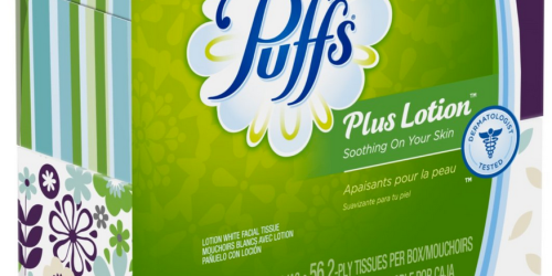Amazon: 24-Count Puffs Plus Lotion Facial Tissue Boxes ONLY 51¢ Per Box Shipped