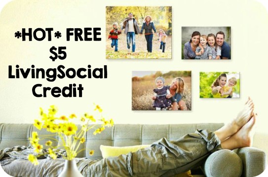 FREE $5 LivingSocial credit