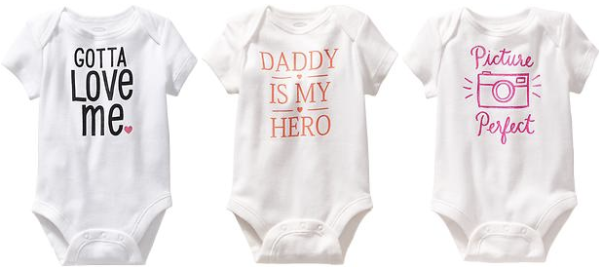 Bodysuits for baby