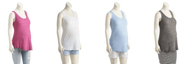 Old Navy Maternity Linen Blend Pocket Tanks 