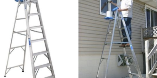 HomeDepot.com: Werner 8′ Aluminum Step Ladder Only $49.98 (Regularly $89.92)