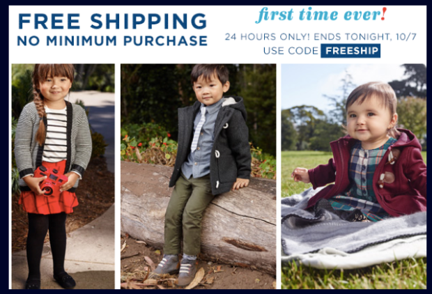 Old Navy: Free Shipping w/ ANY Order Today Only (Women's Tees and Baby ...