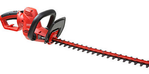 Sears.com: Craftsman 22″ Electric Corded Hedge Trimmer Only $29.99 (Regularly $59.99)