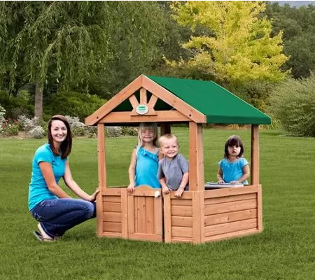 Backyard Discovery Cozy Wooden Playhouse